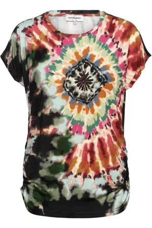 &Co Woman VINEETA TIE-DYE N-Green multi - XXL