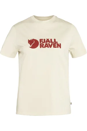 Fjällräven T-Shirt Women Logo Tee Chalk White-XL