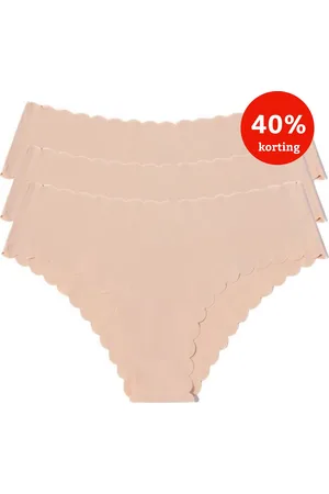 THE OH Collective SUPERZACHT! Naadloos Ondergoed Voor Dames| 3-pack Beige | Onzichtbaar onder de strakste kleding | Superzacht, sexy en comfortabel |