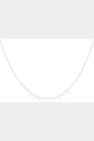 Yehwang Eenvoudige ketting met ronde hangers - Zilverkleur