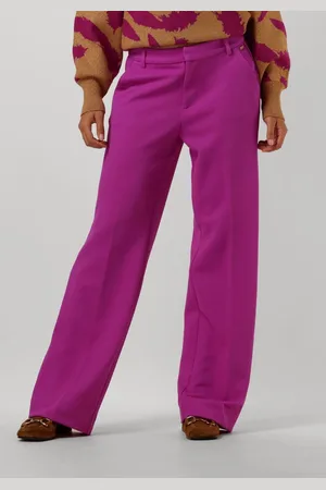 POM Amsterdam Wide Leg Cactus Pink Broeken Dames - - Maat 36