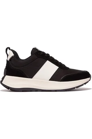 FitFlop F-Mode Flow Sneaker - Nylon & Suede Mix - Maat 38