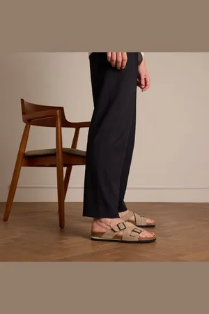 Manfield Heren - su??de slippers - Maat 42