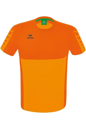 Erima Six Wings T-Shirt New Orange-Oranje Maat XXXL