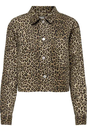 ONLY Jas Onlnaomi Aop Jacket Otw 15347129 Toasted Coconut/leo Dames Maat - XS