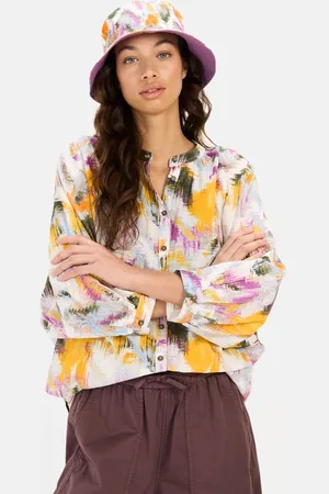 Camel Active Blouse met all-over print - Maat womenswear-M - AOP