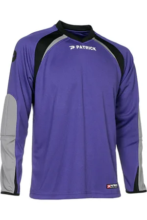 Patrick Calpe110 Keepershirt Lange Mouw Heren - Lila / Grijs / Zwart | Maat: XL
