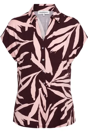 &Co Woman VALETTA LEAF PA-Aubergine multi - XL