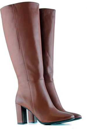 Jilsen Dames Laarzen Brede Kuiten Eva in Kuitomtrek 48 cm, schoenmaat 37