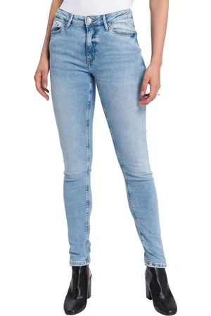 Cross Jeans Dames Jeans Broeken ALAN skinny Fit Blauw 31W / 32L Volwassenen