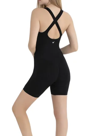 Merkloos Dames Sportshort Bodysuit - Shape & Liftend Effect - - Maat M/L
