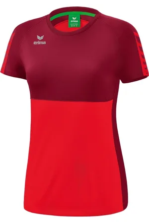 Erima Six Wings T-Shirt Dames - / Bordeaux | Maat: 42