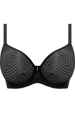 Freya TAILORED- Dames T-shirt Beha- BLACK- Maat 80D