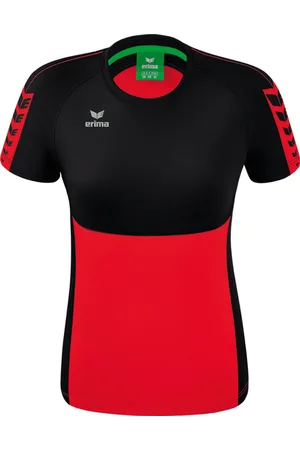 Erima Six Wings T-Shirt Dames - / Zwart | Maat: 40
