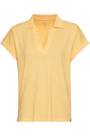 Camel Active T-shirt met polokraag - Maat womenswear-XXL