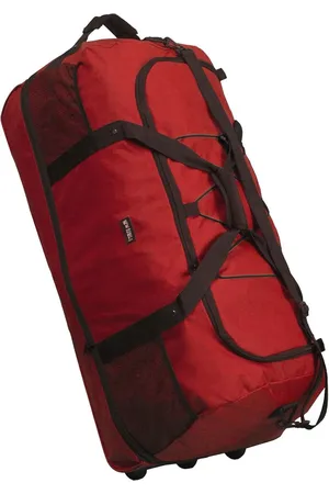 Merkloos Ruim Rollen Weekendtas - 80 Cm - Sporttas Voor Reis & Vrijetijd - Rood