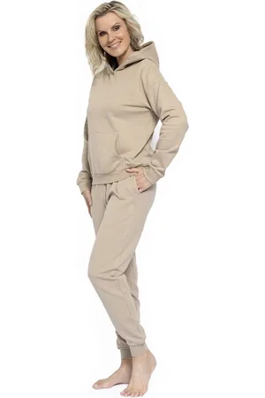 Merkloos Joggingpak dames, Huispak dames, Hoodie & sweatpants, – Maat M