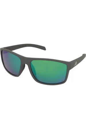 Alpina Zonnebrillen Nacan I P Midnight Grey Matt/Green Mirror
