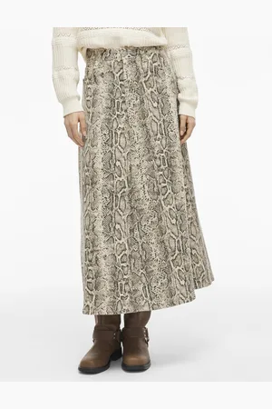 VILA VICHIA HW MIDI SKIRT - Dames - Rokken