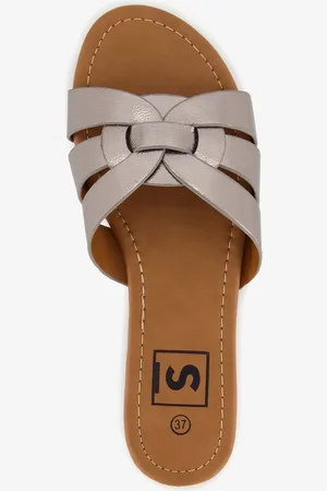 Scapino Dames slippers zilverkleurig - Maat 36
