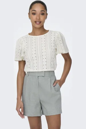 ONLY Riverside Flaired Shirt Dames - Maat S