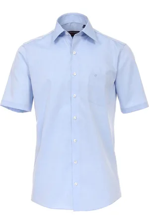 Casa Moda Heren Overhemd Poplin Non Iron Korte Mouw Comfort Fit - 53