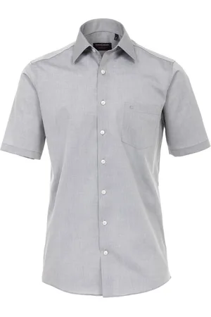 Casa Moda Heren Overhemd Poplin Non Iron Korte Mouw Comfort Fit - 56