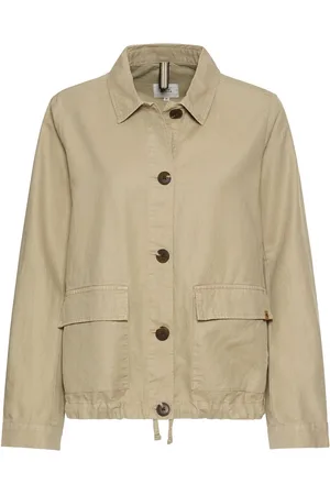 Camel Active Lichte blazer van een linnenmix - Maat womenswear-46