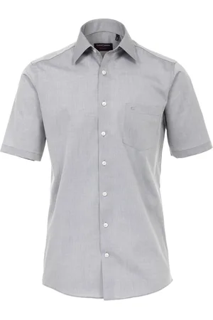 Casa Moda Heren Overhemd Poplin Non Iron Korte Mouw Comfort Fit - 51