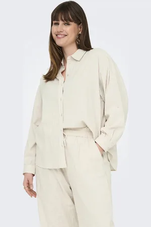 ONLY CARTIZANA COTTON L/S SHIRT WVN NOOS - Dames - Blouses