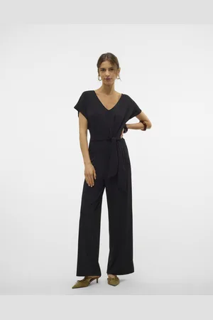 VERO MODA VMRASMINE V-NECK JUMPSUIT JRS GA Dames Jumpsuit - Maat XL