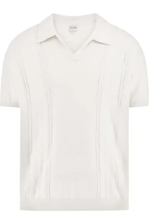 Guess Polo Ss Rib Pointelle Bryant Polo - Streetwear - Volwassen