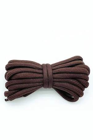 Merkloos 2 paar ronde sportschoenveters van 120 cm lang - ronde schoenveters van 5 mm dik - sportschoenveters - schoenveters - veters voor buitenwerk en wandelschoenen - universele schoenveters voor kinderen en volwassenen