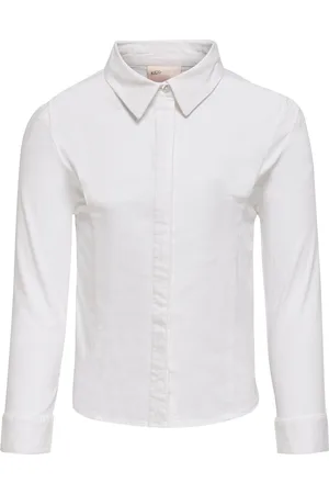 ONLY KOGMETTE LS SHIRT WVN Meisjes Blouse - Maat 140