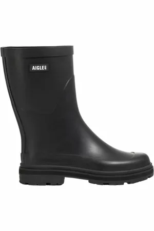 Aigle Regenlaars Women Mid Rain Noir-Schoenmaat 40
