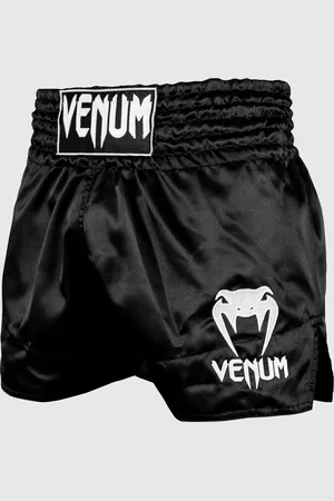 Venum Muay Thai Shorts Classic Zwart met wit - XL