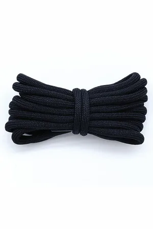 Merkloos 2 paar ronde sportschoenveters van 140 cm lang - ronde schoenveters van 5 mm dik - sportschoenveters - schoenveters - veters voor buitenwerk en wandelschoenen - universele schoenveters voor kinderen en volwassenen