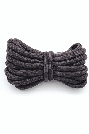 Merkloos 2 paar ronde sportschoenveters van 50 cm lang - ronde schoenveters van 5 mm dik - sportschoenveters - schoenveters - veters voor buitenwerk en wandelschoenen - universele schoenveters voor kinderen en volwassenen