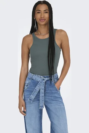 ONLY ONLKENYA LIFE RIB TANK TOP JRS NOOS - Dames - Tops