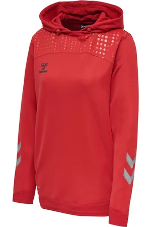 Hummel Damen Hoodie Hmllead Women Poly Hoodie True Red-M