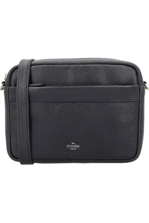 Charm London Washington Schoudertas - Camerabag - Leer - Crossbody - - 100% Leer