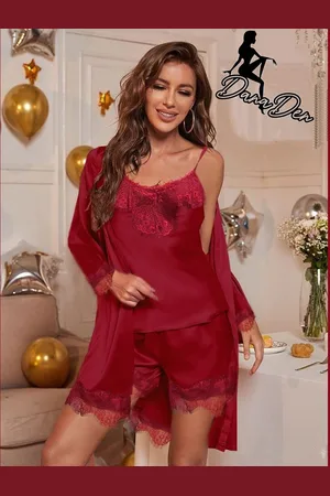 Merkloos Set short satin 3 pieces