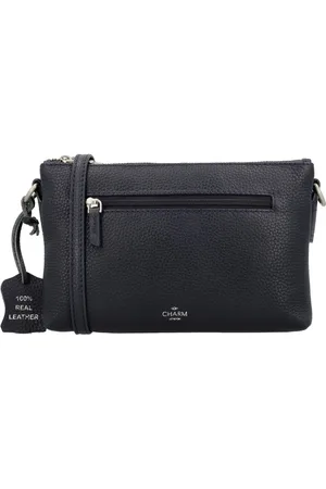 Charm London Washington Schoudertas - Crossbody - Leer - Praktisch - - 100% Leer