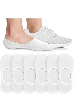 Merkloos Dames onzichtbare bootschoenen - 3 paar - Onzichtbare trainingssokken - Normale dunne, ademende sokken - Antislip en slijten niet bij de hiel - Onzichtbare sokken met anti-wrijving
