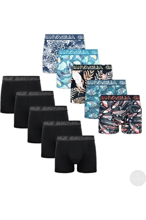 Gianvaglia Heren Boxershorts - 10 Pack - Maat M - Mannen Onderbroeken - Model 1580