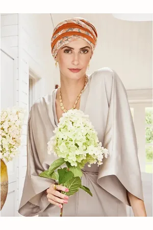 CHRISTINE Hocshanti turban w/print - - chemo - alopecia