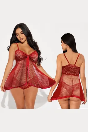 Merkloos Lingerie soft chiffon set - Dark
