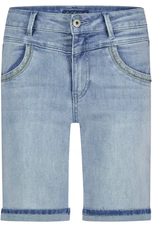 Red Button Broek Sienna Short And Embroidery Bleach Srb4573 Bleach Dames Maat - W34