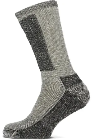 Basset Thermo - Merino Wol Sokken - Warme Sokken - Maat 39/42 - Off White/Zwart
