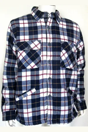 Merkloos Gevoerde Thermo Overhemd Bontjack Alaska Werkoverhemd maat 4XL
